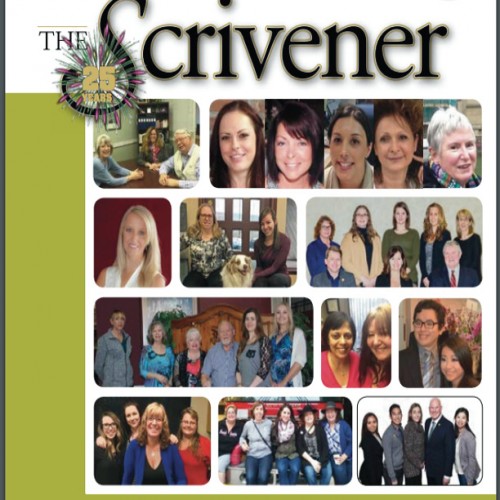 Article for The Scrivener – Content Consultant/Contributing Editor
